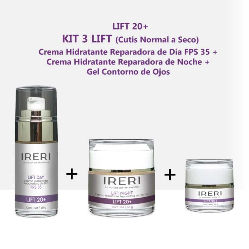 Kit Cremas Faciales Hidratantes Reparadoras Piel Normal Seca